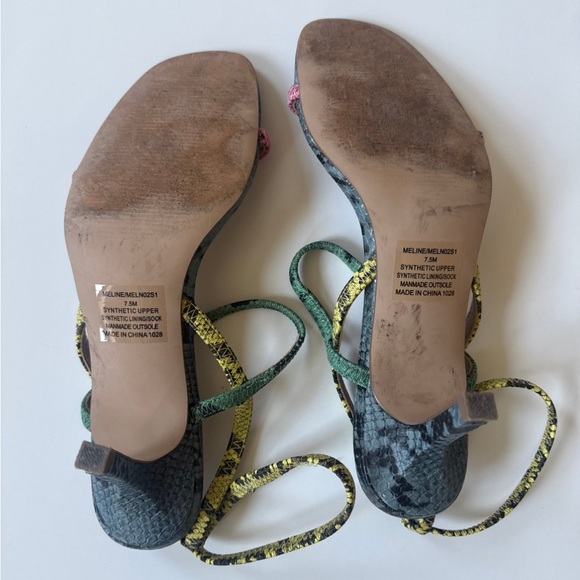 Steve Madden Multicolor Strappy Sandals - Picture 4 of 4